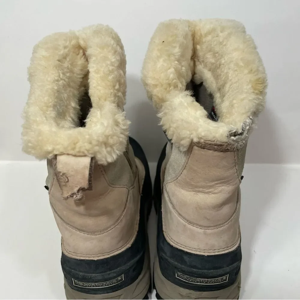 The North Face Tan Insulated Winter Boots